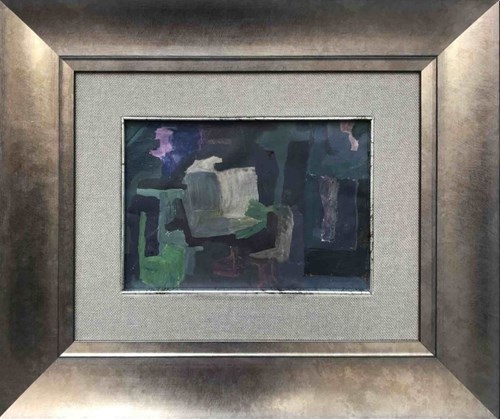 Obraz do salonu artysty Stanisław Młodożeniec pod tytułem Dark interior