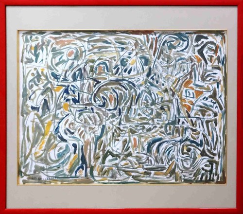 Obraz do salonu artysty Stanisław Młodożeniec pod tytułem Chaos