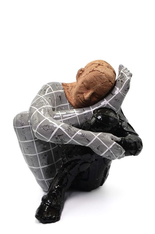 Living room sculpture by Marek Zyga titled Talking dreams