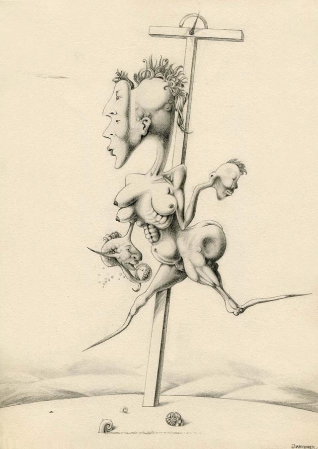 Obraz do salonu artysty Janusz Wieczorek pod tytułem Wenus z Cisnej