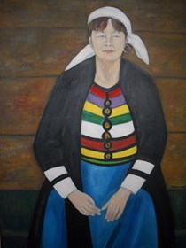 Obraz do salonu artysty Antoni Zaborowski pod tytułem Pani Mariola