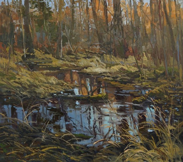 Living room painting by Daniel Gromacki titled Braszcza 