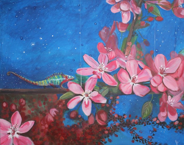 Obraz do salonu artysty Barbara Lis pod tytułem Wiosna II