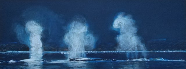 Obraz do salonu artysty Barbara Lis pod tytułem Oddech oceanu