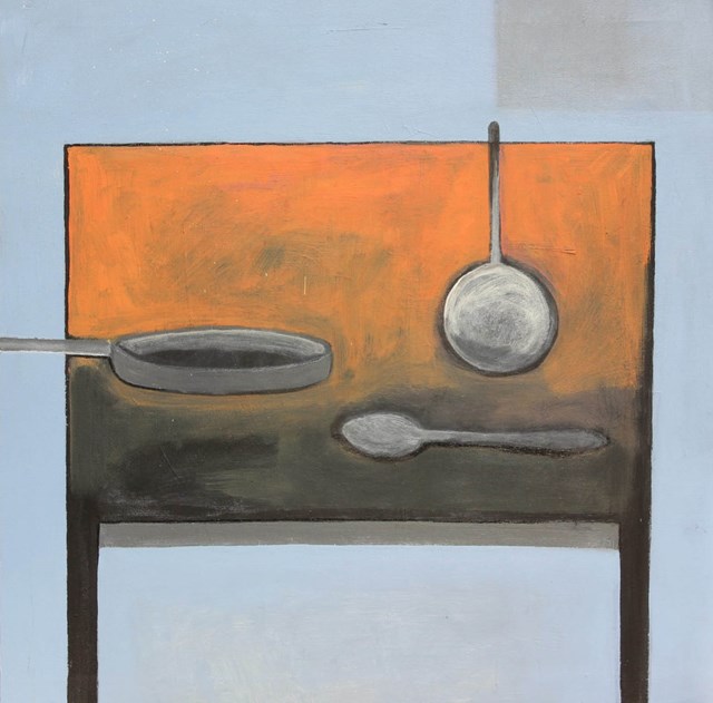 Living room painting by Iwona Sacharz titled Still life