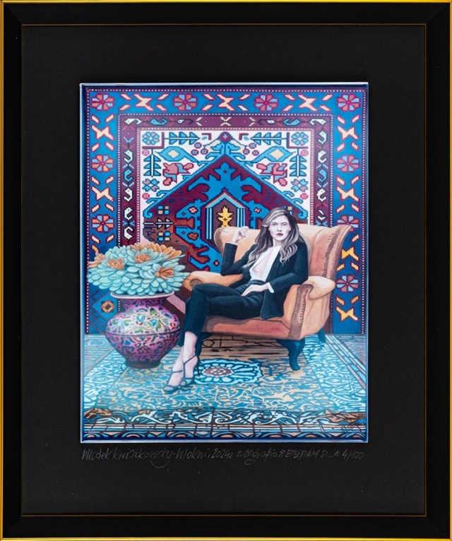 Living room print by Włodzimierz Kwiatkowski titled And even here there may be no one 4 of 100