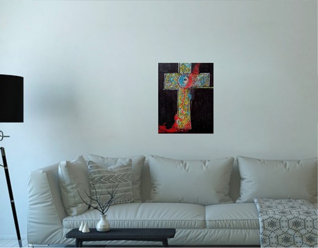  "Cross of Life", own technique - visualisation by Margot Bakenda