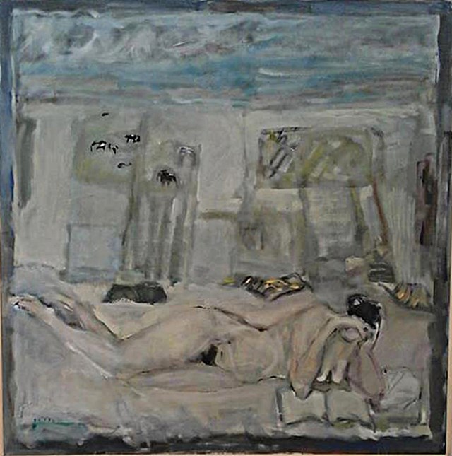 Obraz do salonu artysty Lidia Snitko-Pleszko pod tytułem akt w pejzażu