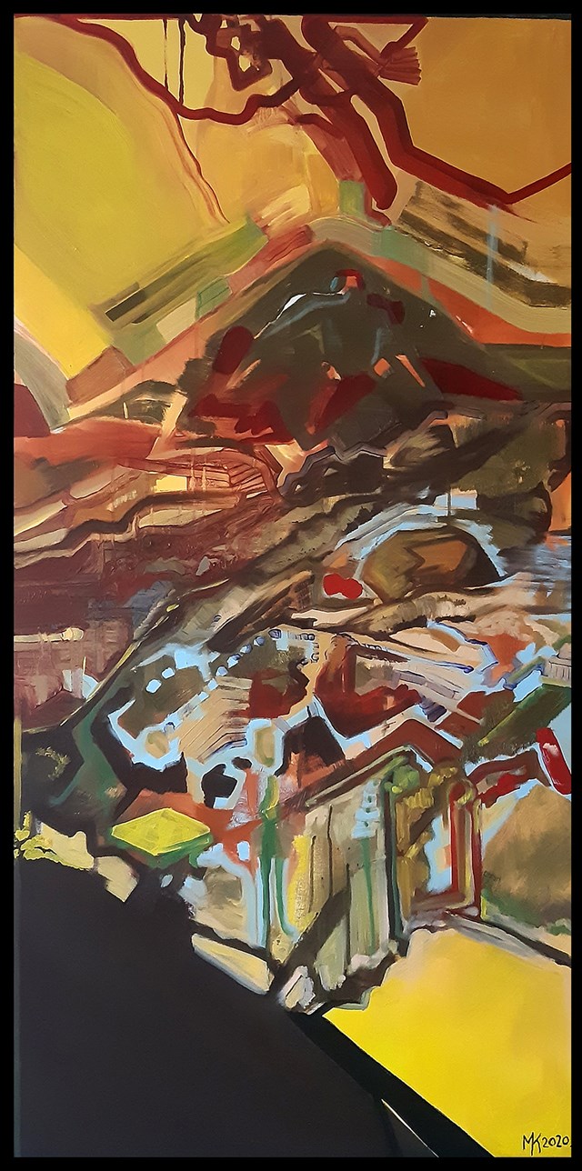 Obraz do salonu artysty Martyna Kabulska pod tytułem 'Duchowy wpływ gór.  Liberty Bell'
