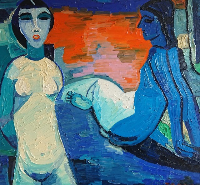 Obraz do salonu artysty Czesław Trzciński pod tytułem Nad Morzem