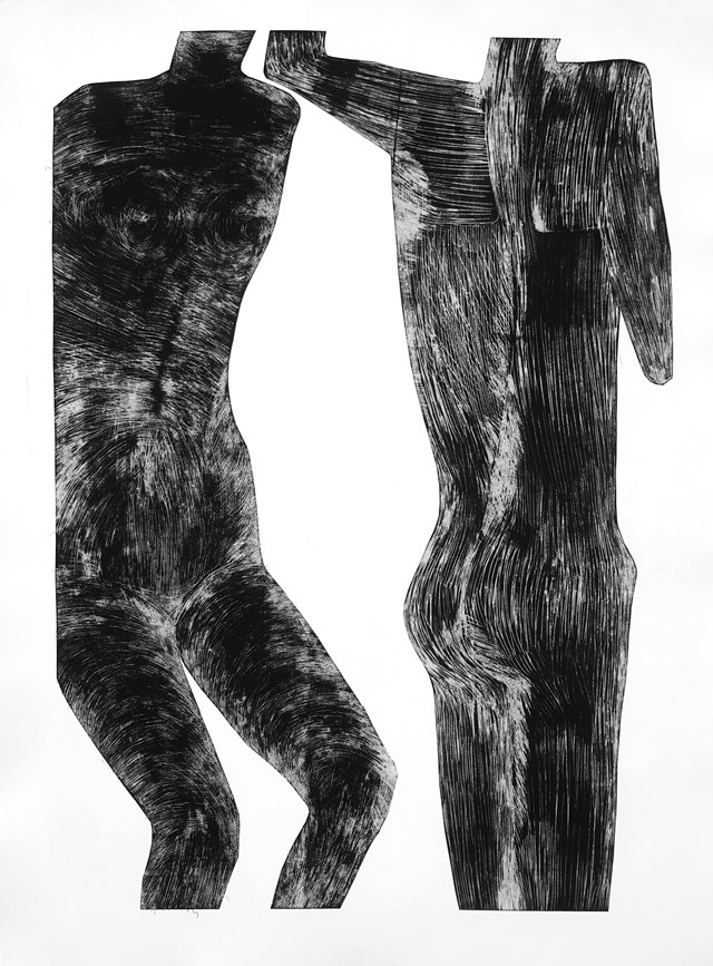 Grafika do salonu artysty Jolanta Johnsson pod tytułem Z cyklu Human 7