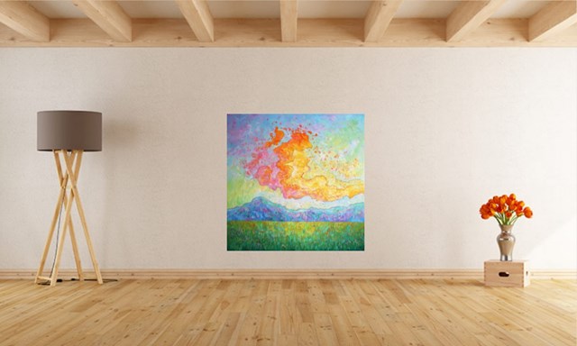  Colorful wind - visualisation by Monika Siwiec