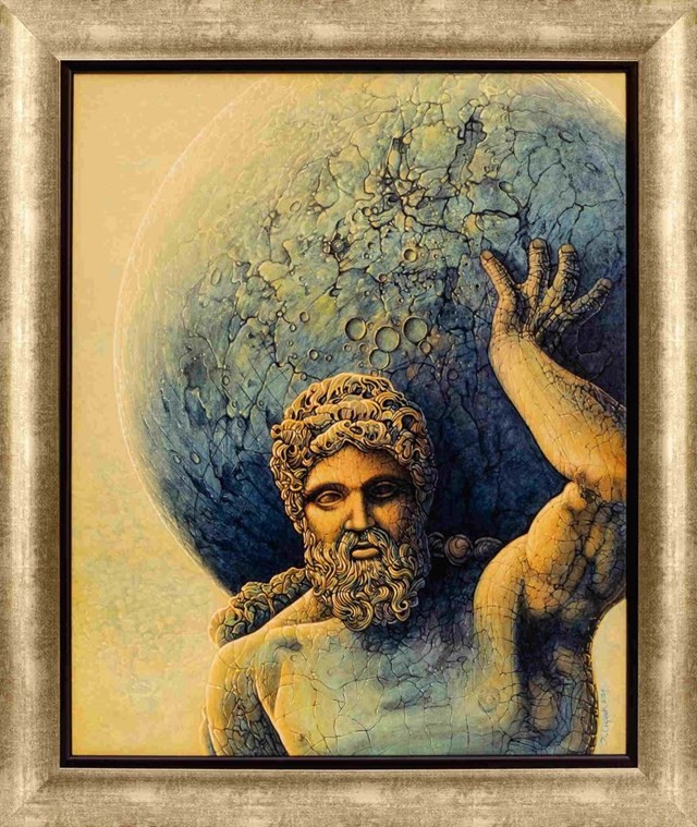 Obraz do salonu artysty Krzysztof Cieślak pod tytułem Atlas