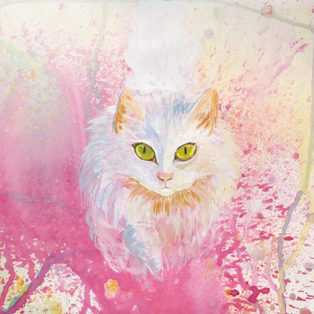 Obraz do salonu artysty Marta Horodniczy pod tytułem Idę do Ciebie. Kot