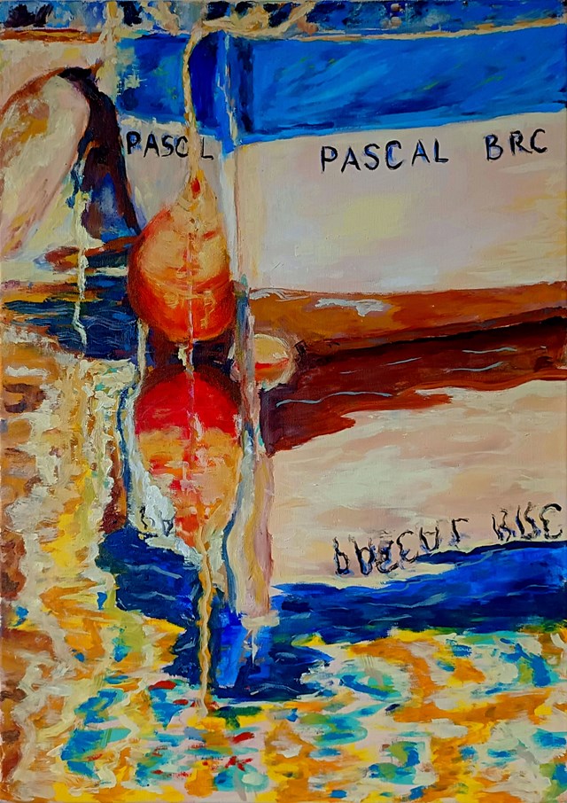 Obraz do salonu artysty Aleksandra Hanaj-Podgórska pod tytułem Pascal