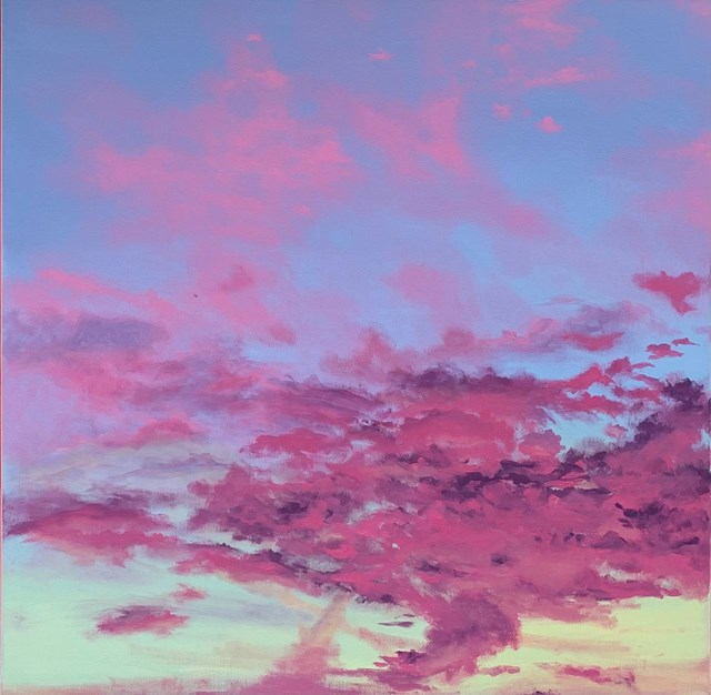 Obraz do salonu artysty Anastasiia Khoma pod tytułem Kolory nieba: zachód słońca