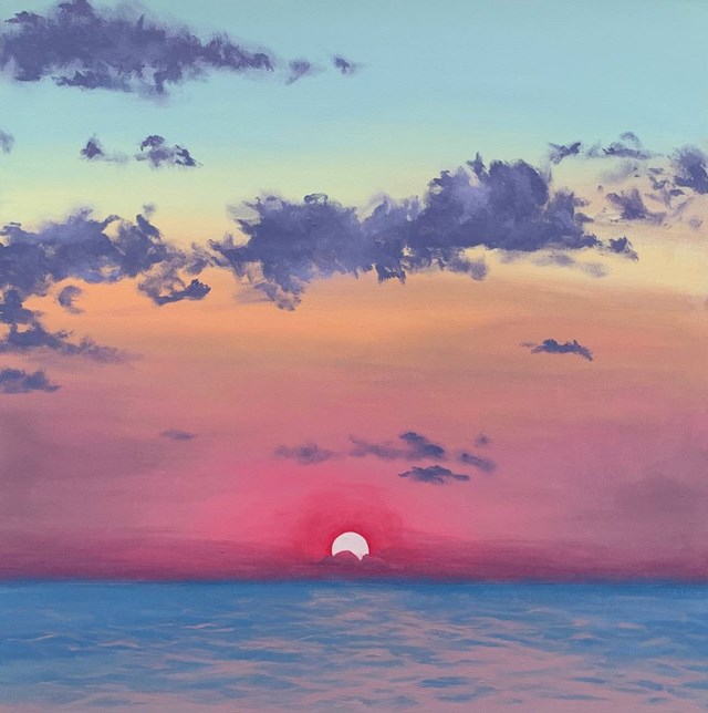 Obraz do salonu artysty Anastasiia Khoma pod tytułem Kolory nieba: wschód słońca