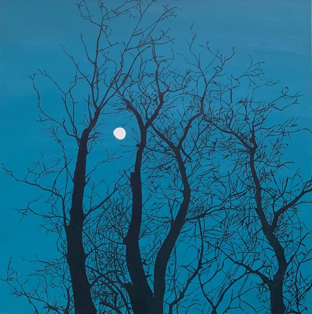 Obraz do salonu artysty Anastasiia Khoma pod tytułem Kolory nieba: noc