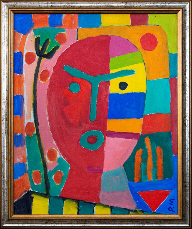 Obraz do salonu artysty Raman Maisei pod tytułem Czerwona głowa