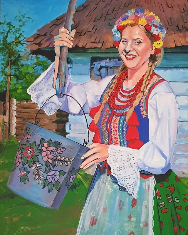 Obraz do salonu artysty Sławomir Gębczyński pod tytułem Poranna Marzanna