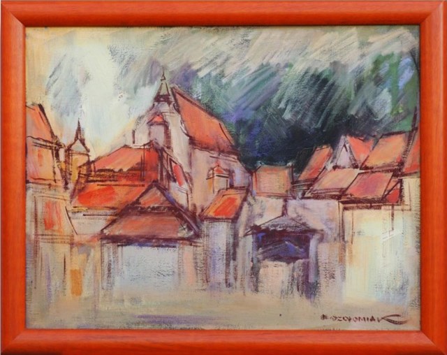 Obraz do salonu artysty Elżbieta Szołomiak pod tytułem Kazimierz Nad Wisłą
