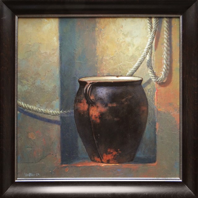 Living room painting by Edward Szutter titled Jug