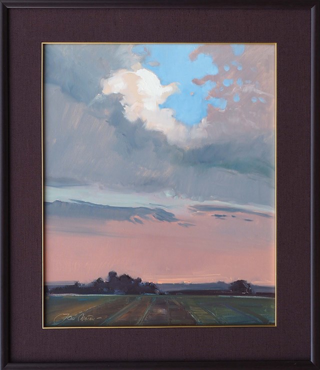 Obraz do salonu artysty Jan Wołek pod tytułem Pejzaż Z Chmurą