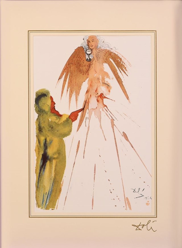 Grafika do salonu artysty Salvador Dali pod tytułem Malachi 1; 11 z teki "40 Paintings of the Bible"