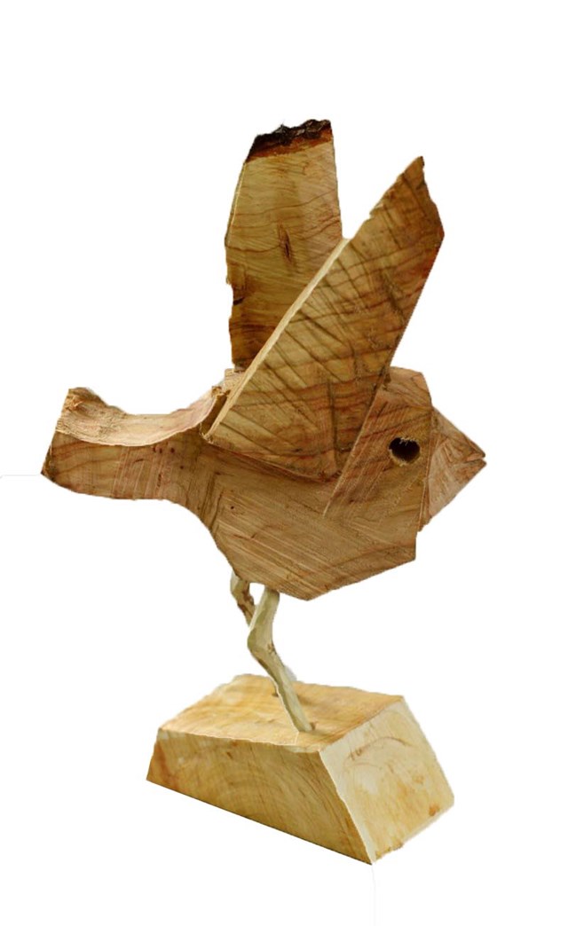Living room sculpture by Zbigniew Bury titled  Bird III
