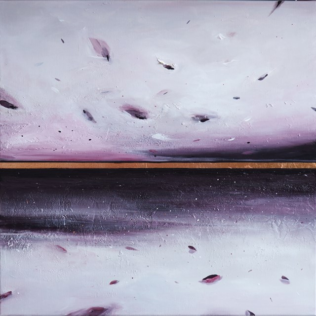 Obraz do salonu artysty Joanna Osińska pod tytułem Spacer nad jeziorem