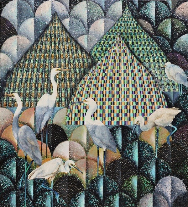 Obraz do salonu artysty Katarzyna Stelmach pod tytułem Mozaika IV