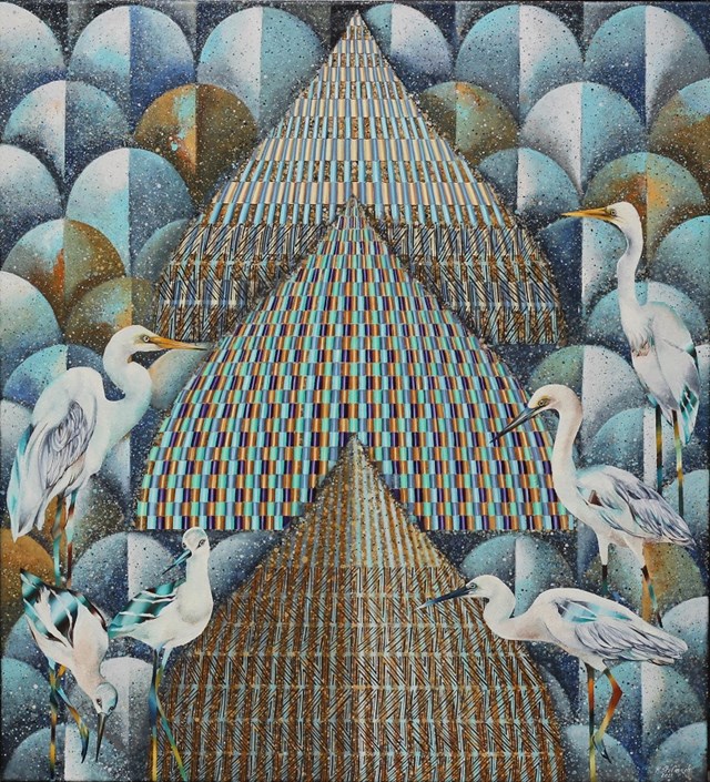 Obraz do salonu artysty Katarzyna Stelmach pod tytułem Mozaika V