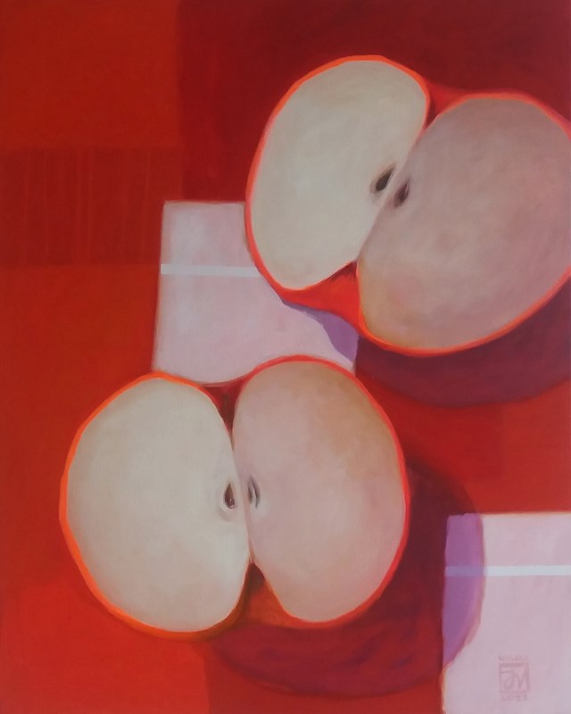 Obraz do salonu artysty Jadwiga Wolska pod tytułem Rajski owoc