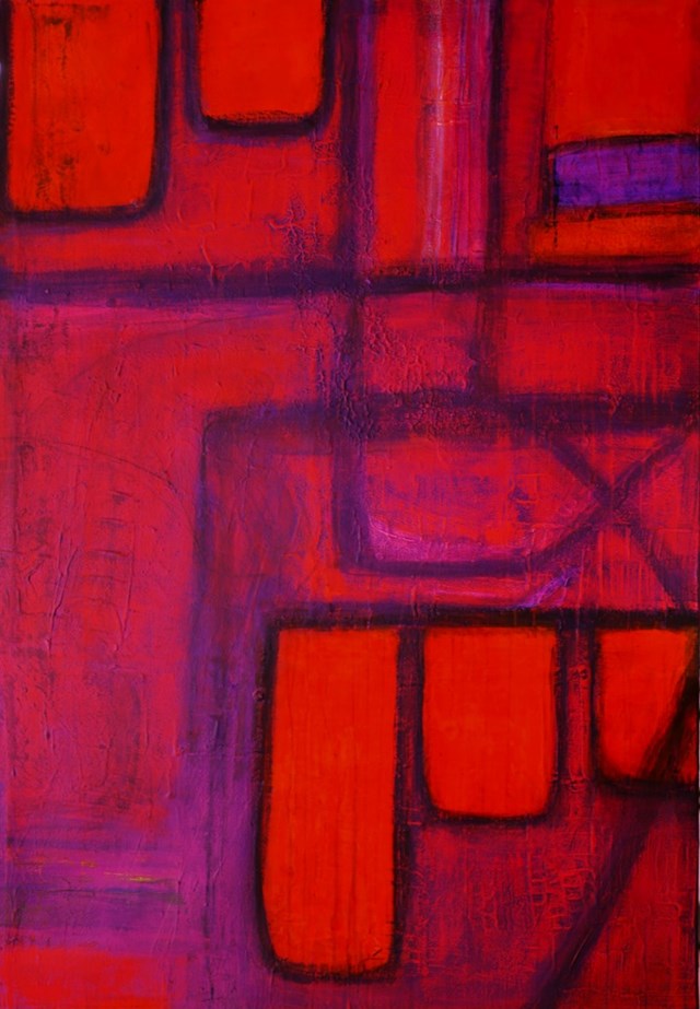 Living room painting by Bea Guillemot titled 22-A3