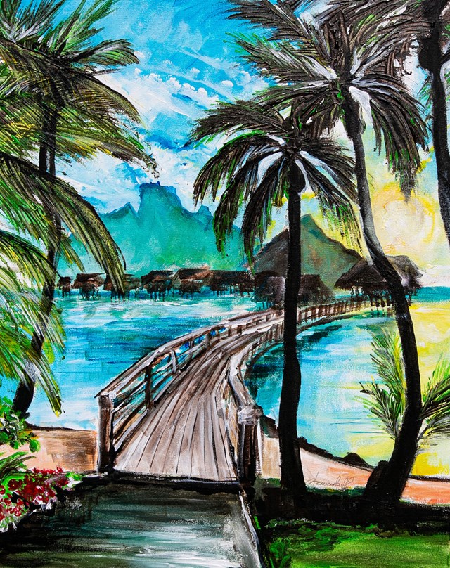Obraz do salonu artysty Martyna Zaborska pod tytułem Malediwy