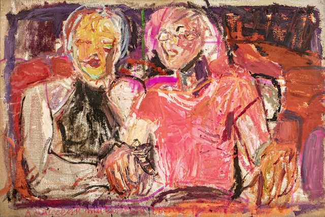 Living room painting by Łukasz Zbroja titled Lunch