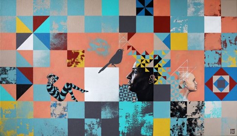 Obraz do salonu artysty Marcin Zalewski pod tytułem Momentum