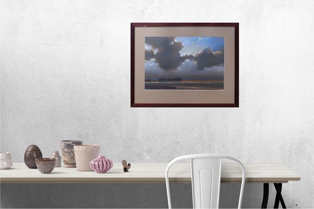Pejzaż z chmurami - wizualizacja pracy autora Marian Michalik