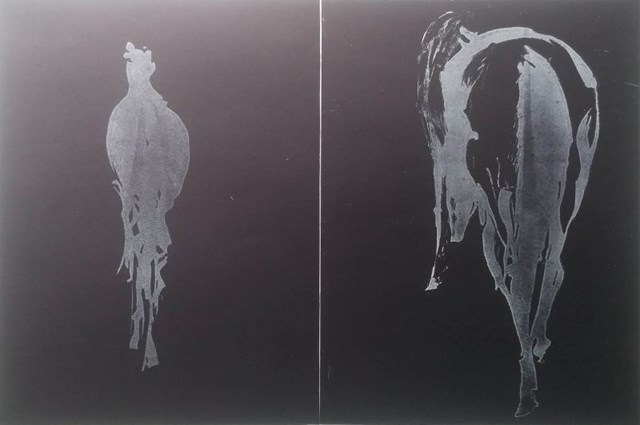 Living room print by Magdalena Gintowt-Juchniewicz titled diptych