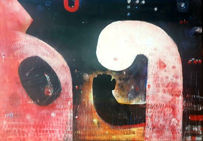 Obraz do salonu artysty Oliwia Hildebrandt pod tytułem ON.ONA.ONO