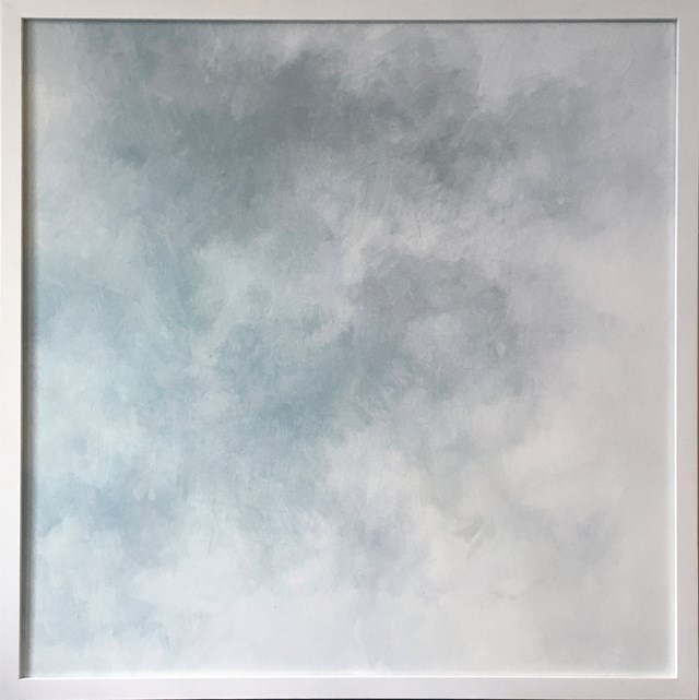 Obraz do salonu artysty Lidia Wnuk pod tytułem Notatki z patrzenia w niebo I