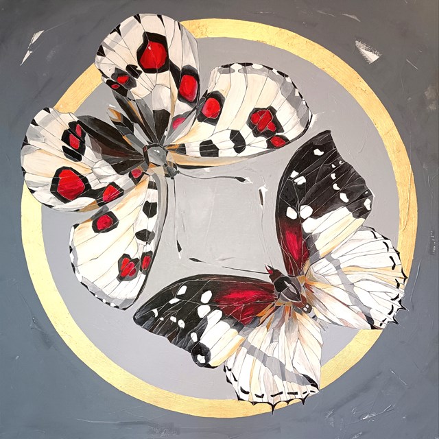 Obraz do salonu artysty Sylwia Wenska pod tytułem Dwa motyle
