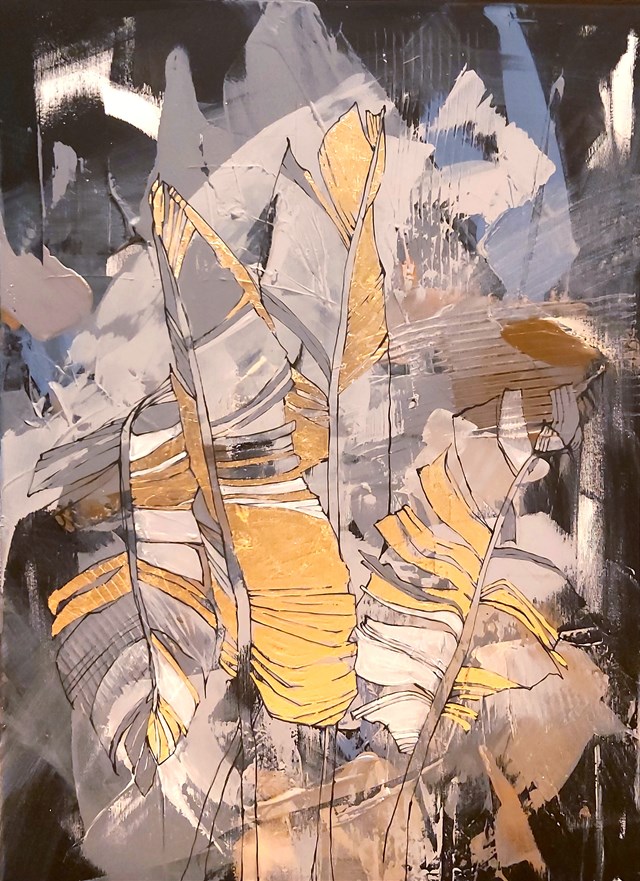 Obraz do salonu artysty Sylwia Wenska pod tytułem Bananowiec