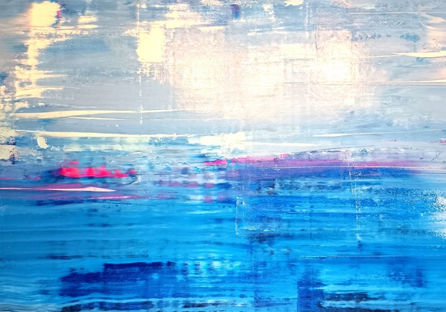 Obraz do salonu artysty Sylwia Wenska pod tytułem Niespokojne morze