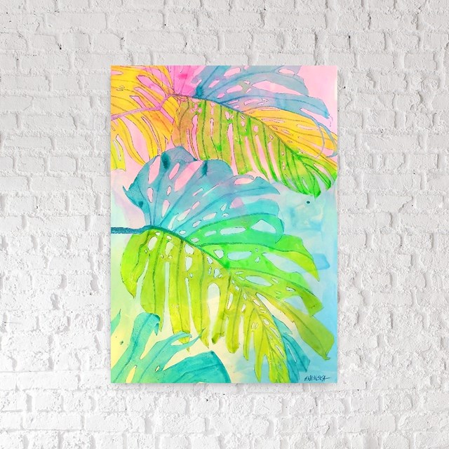 Obraz do salonu artysty Sylwia Wenska pod tytułem Tropikalia II