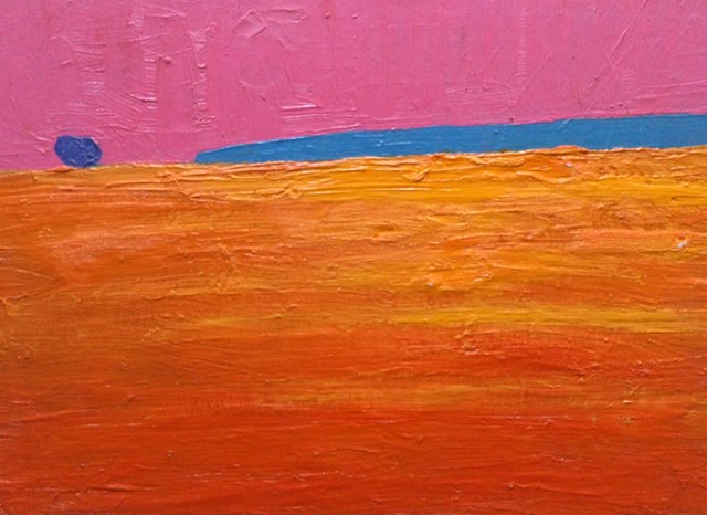 Living room painting by Jasiek Balcerzak titled Landscape 93
