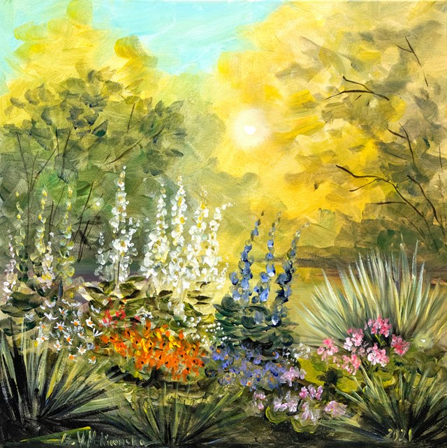 Obraz do salonu artysty Barbara M.Malinowska pod tytułem "Ogród"