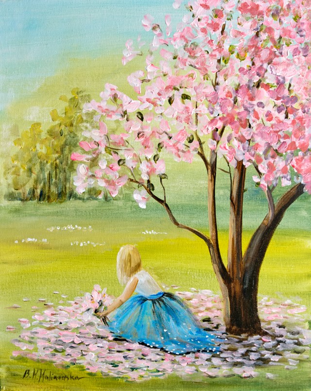 Obraz do salonu artysty Barbara M.Malinowska pod tytułem Magnolia