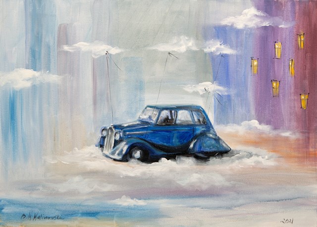 Obraz do salonu artysty Barbara M.Malinowska pod tytułem "Mgła"