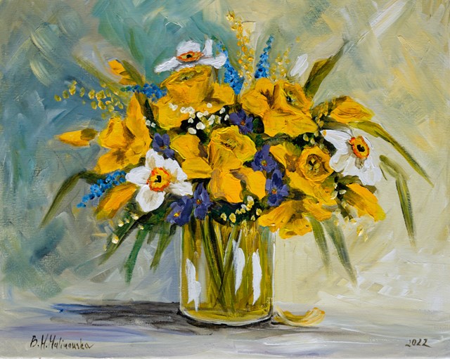 Obraz do salonu artysty Barbara M.Malinowska pod tytułem "wiosna"